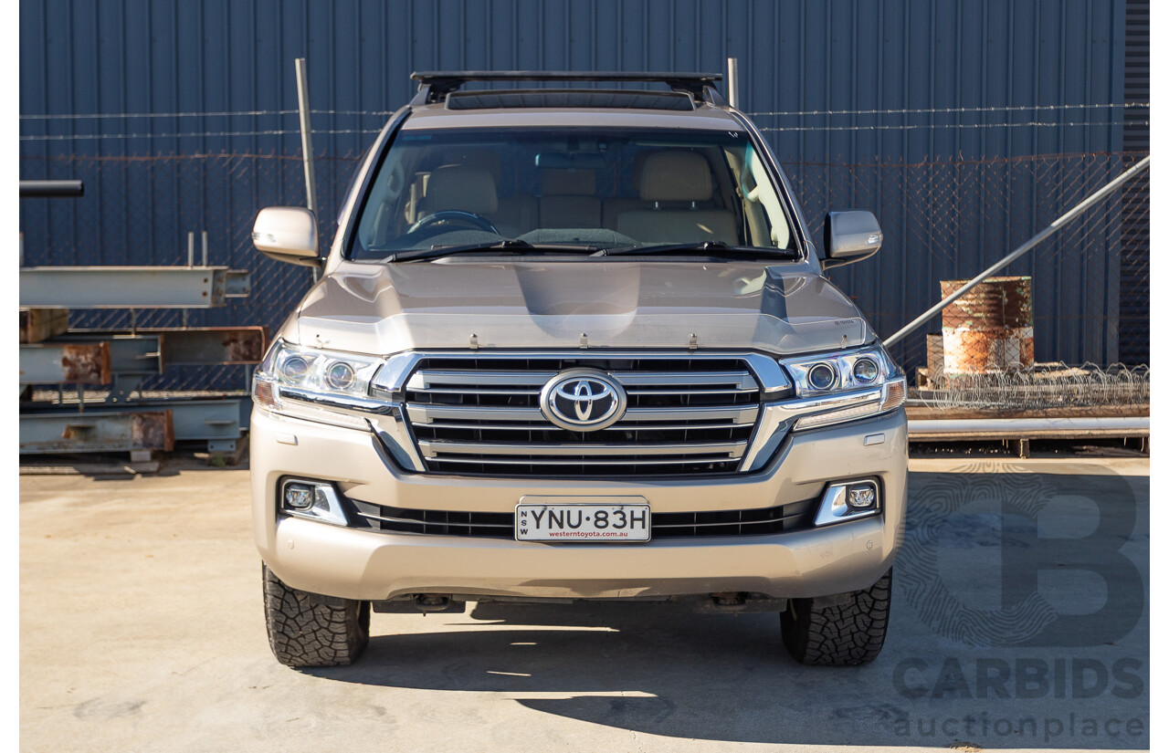 11/2016 Toyota Landcruiser VX (4x4) VDJ200R MY16 4D Wagon Sonora Gold Metallic 4.5L