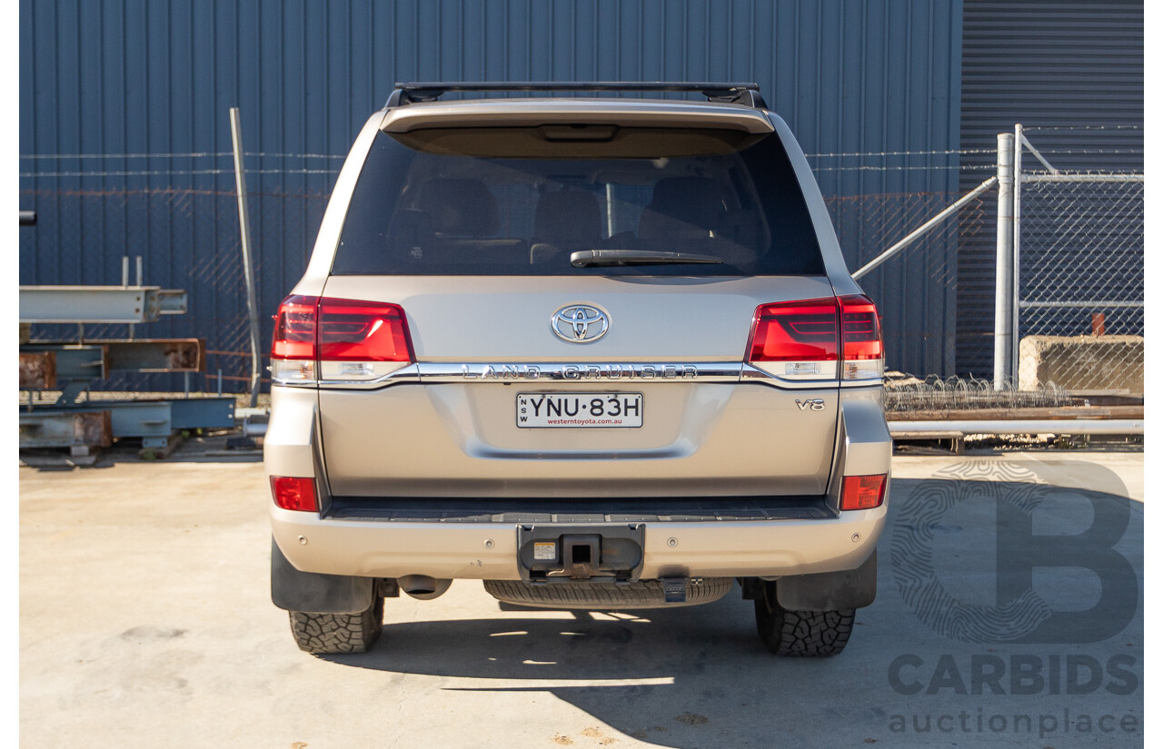 11/2016 Toyota Landcruiser VX (4x4) VDJ200R MY16 4D Wagon Sonora Gold Metallic 4.5L