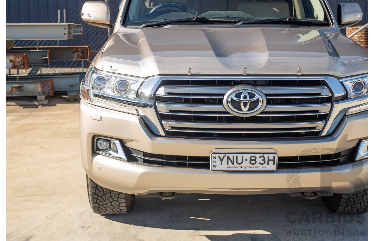 11/2016 Toyota Landcruiser VX (4x4) VDJ200R MY16 4D Wagon Sonora Gold Metallic 4.5L