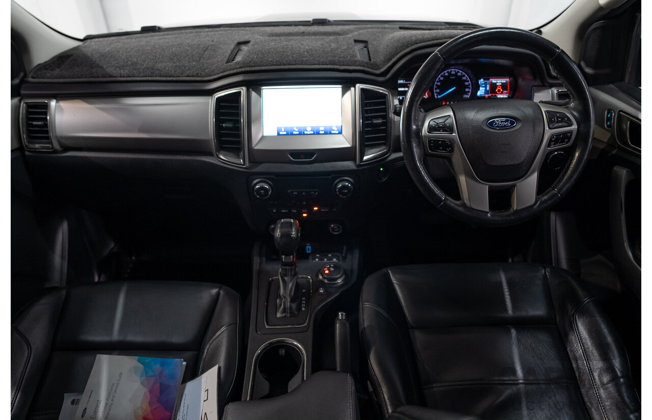 08/2018 Ford Everest Trend 4WD 7 Seater UA II MY19 4D Wagon Meteor Grey Metallic Twin Turbo Diesel 2.0L