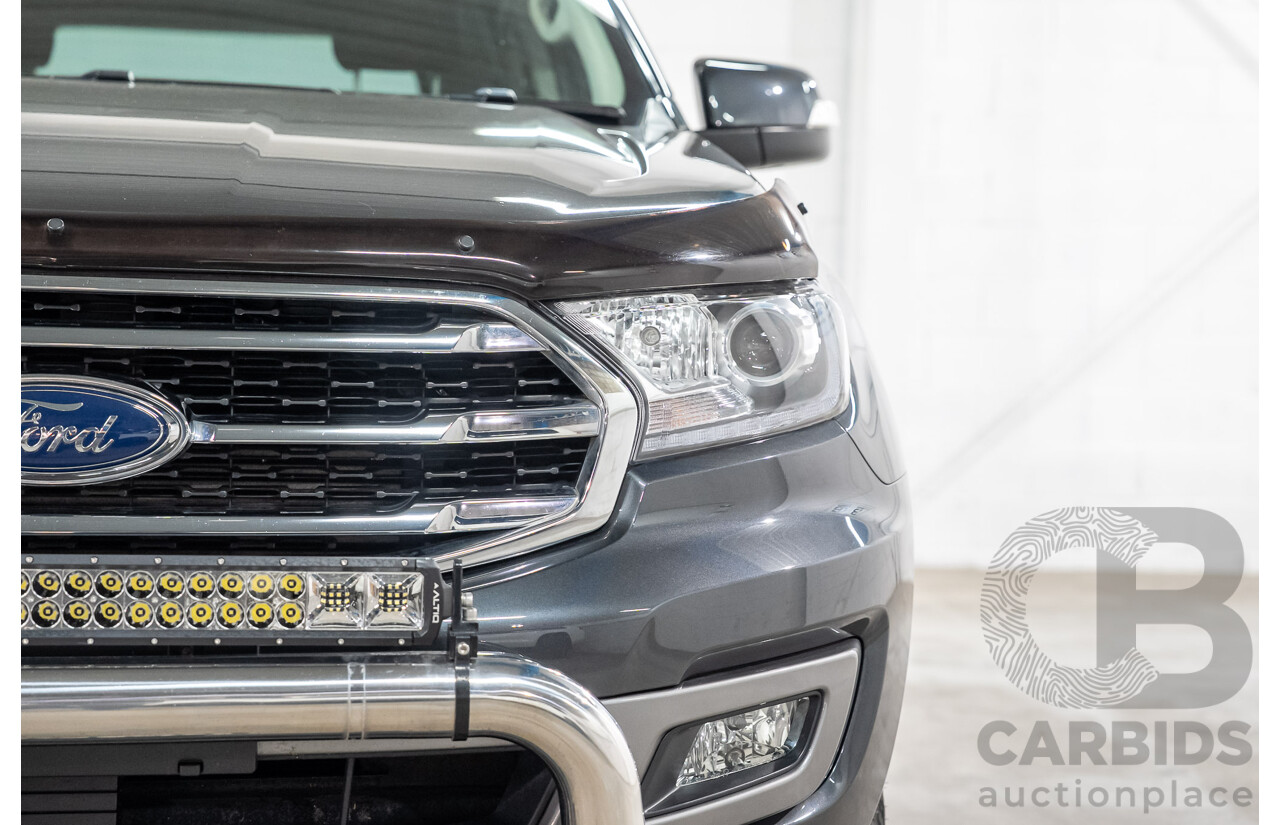 08/2018 Ford Everest Trend 4WD 7 Seater UA II MY19 4D Wagon Meteor Grey Metallic Twin Turbo Diesel 2.0L