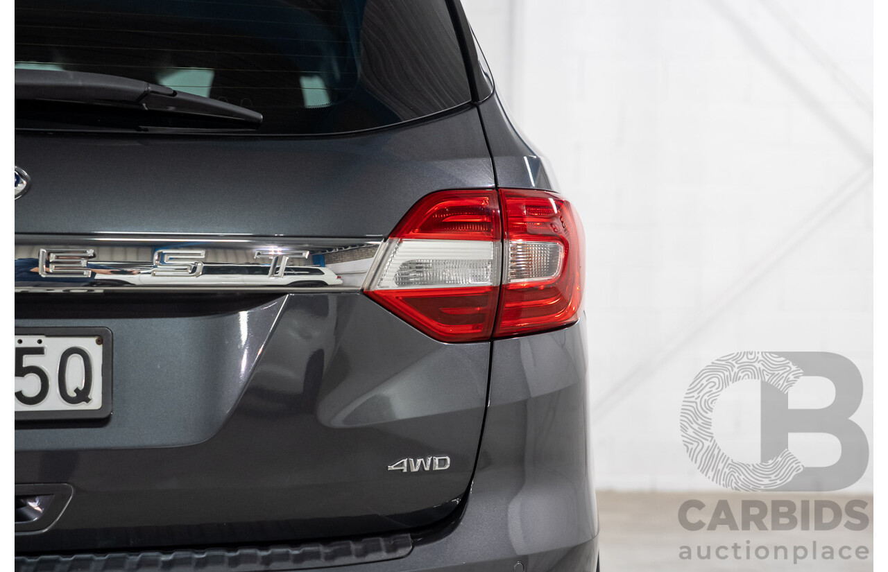08/2018 Ford Everest Trend 4WD 7 Seater UA II MY19 4D Wagon Meteor Grey Metallic Twin Turbo Diesel 2.0L