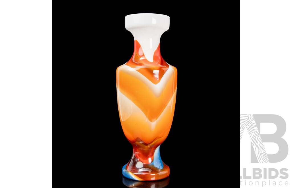 Large Chinese Art Glass Vase