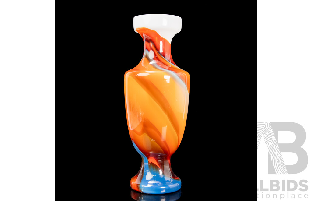 Large Chinese Art Glass Vase