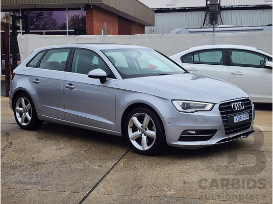 1663682 · 06/2015 Audi A3 Sportback 1.8 TFSI Ambition 8V MY15 5d Hatchback Silver 1.8L