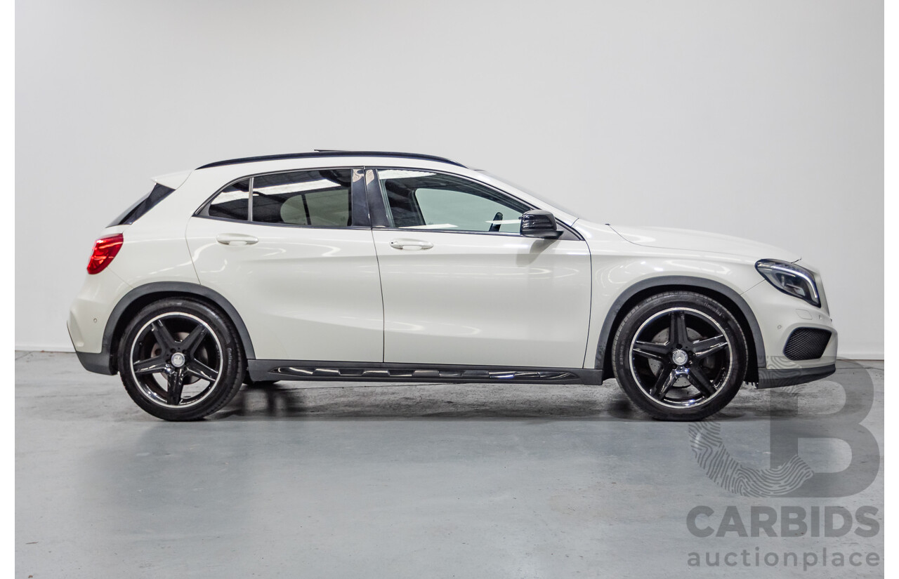 07/2014 Mercedes Benz GLA250 4matic AMG Pack (AWD) X156 4D Wagon Calcite White Turbo 2.0L