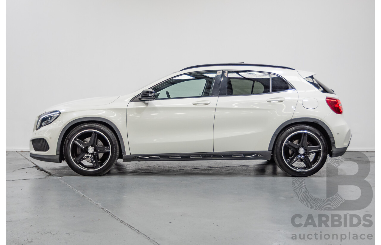 07/2014 Mercedes Benz GLA250 4matic AMG Pack (AWD) X156 4D Wagon Calcite White Turbo 2.0L