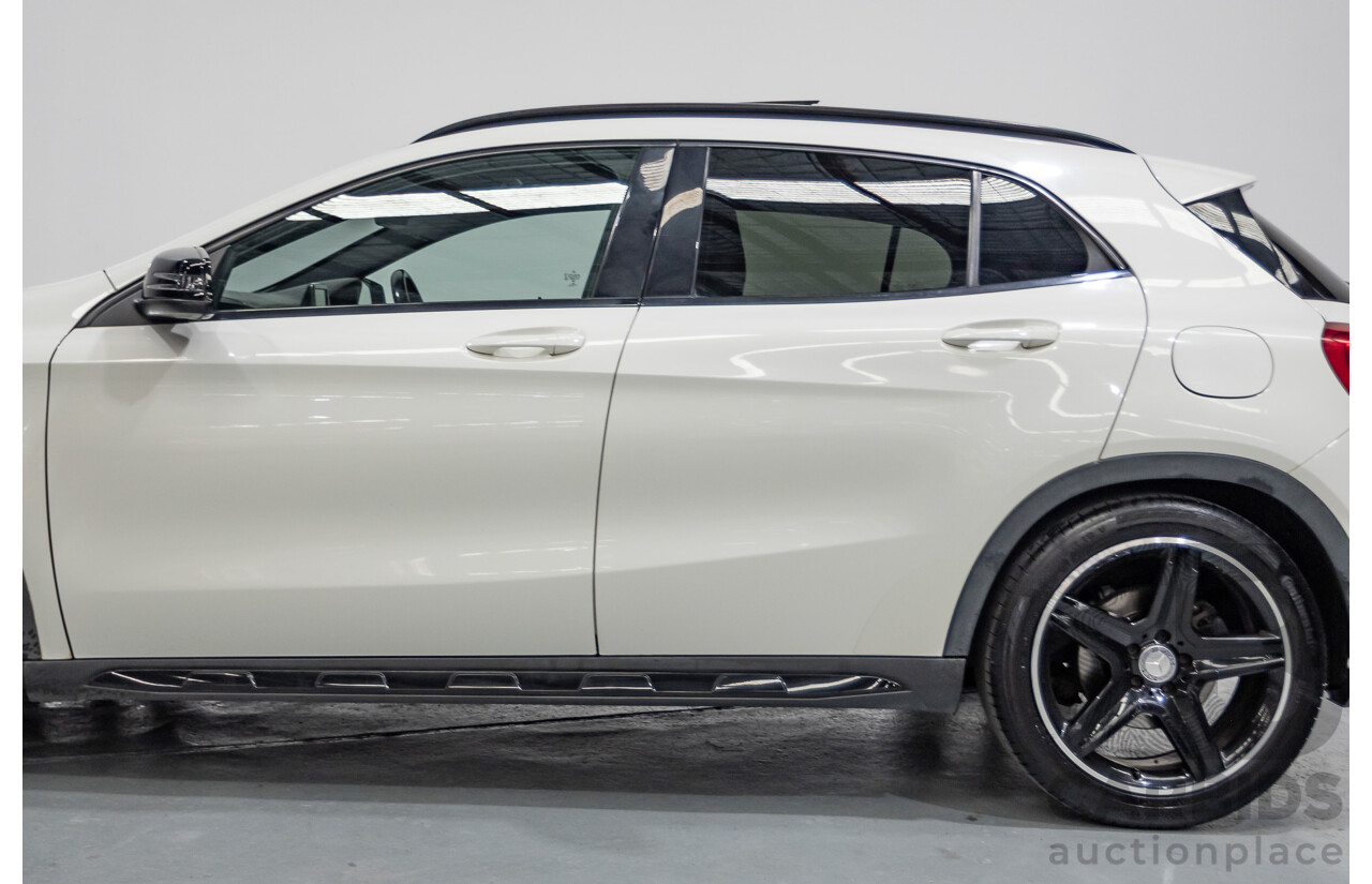 07/2014 Mercedes Benz GLA250 4matic AMG Pack (AWD) X156 4D Wagon Calcite White Turbo 2.0L