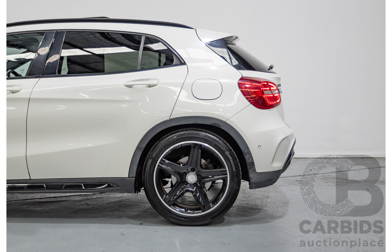 07/2014 Mercedes Benz GLA250 4matic AMG Pack (AWD) X156 4D Wagon Calcite White Turbo 2.0L