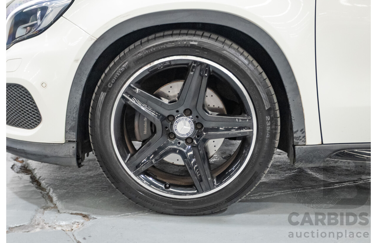 07/2014 Mercedes Benz GLA250 4matic AMG Pack (AWD) X156 4D Wagon Calcite White Turbo 2.0L