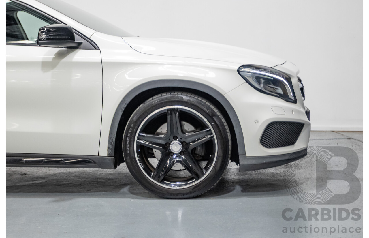 07/2014 Mercedes Benz GLA250 4matic AMG Pack (AWD) X156 4D Wagon Calcite White Turbo 2.0L