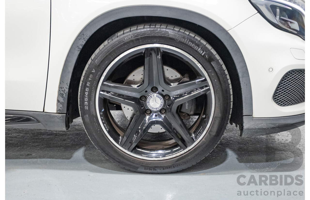 07/2014 Mercedes Benz GLA250 4matic AMG Pack (AWD) X156 4D Wagon Calcite White Turbo 2.0L