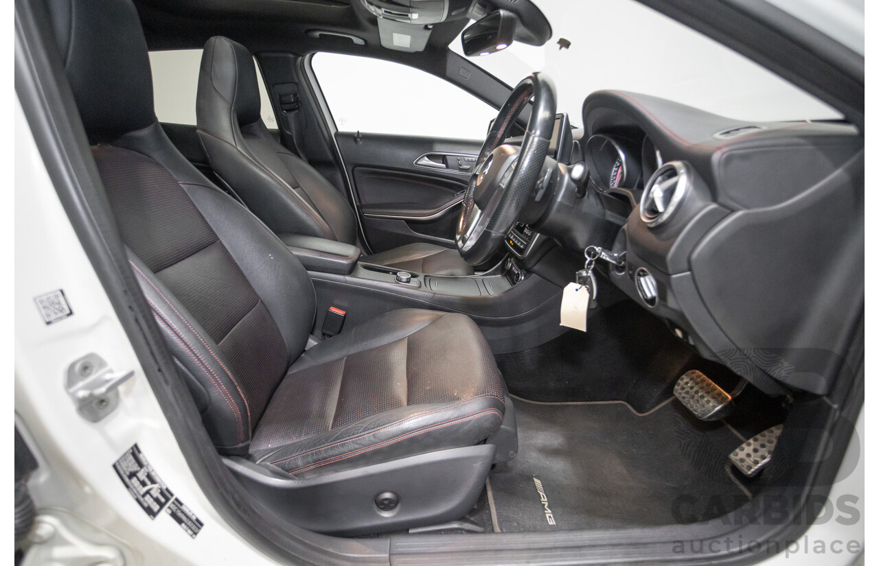 07/2014 Mercedes Benz GLA250 4matic AMG Pack (AWD) X156 4D Wagon Calcite White Turbo 2.0L