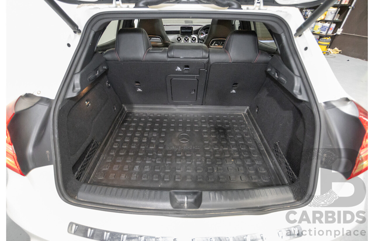 07/2014 Mercedes Benz GLA250 4matic AMG Pack (AWD) X156 4D Wagon Calcite White Turbo 2.0L