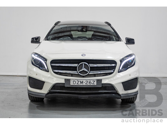 07/2014 Mercedes-Benz GLA250 4matic (AWD) X156 4D Wagon Calcite White Turbo 2.0L