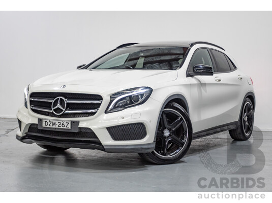 07/2014 Mercedes Benz GLA250 4matic AMG Pack (AWD) X156 4D Wagon Calcite White Turbo 2.0L
