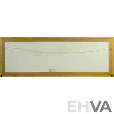One & Two on Sunday, Commemorative 129th Open Championship Panoramic Photograph (2000), 116H x 42W cm (frame)