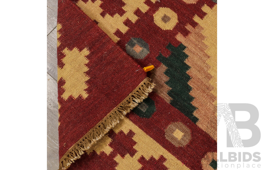 Hand Knotted Anatolian Kilim Rug