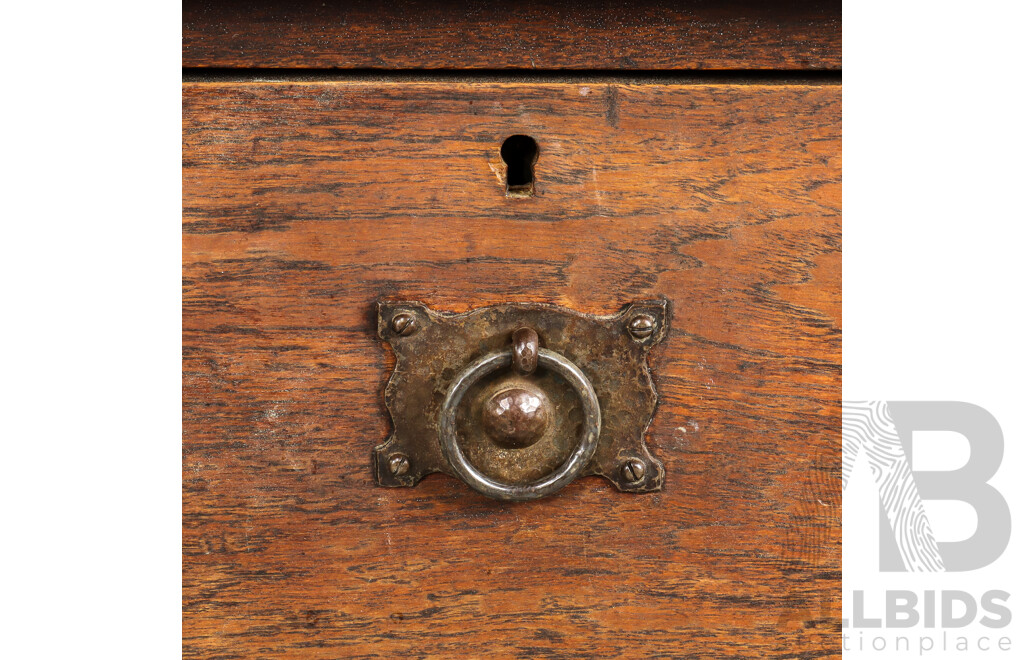 Arts and Crafts Oak Chest