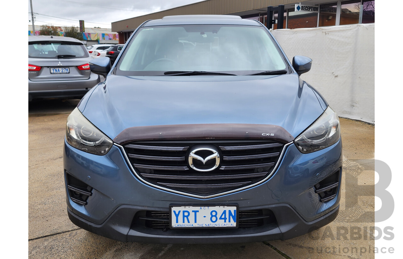 02/2016 Mazda Cx-5 GT (4x4) MY15 4d Wagon Blue 2.2L
