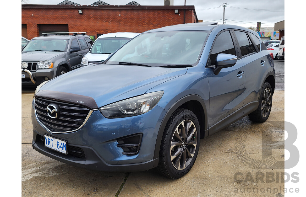 02/2016 Mazda Cx-5 GT (4x4) MY15 4d Wagon Blue 2.2L