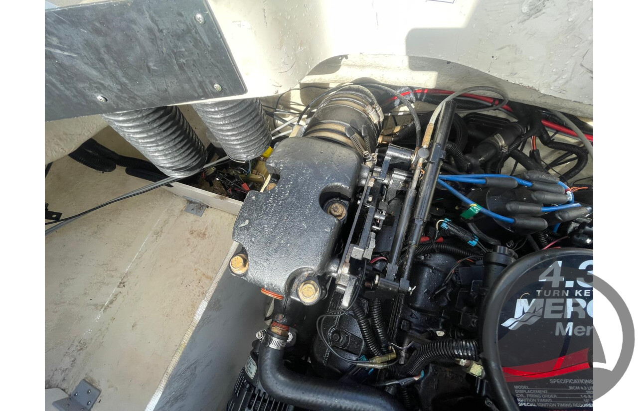 NO RESERVE - 2007 Searay 185 Sport, 4.3 Mercruiser, 411hrs