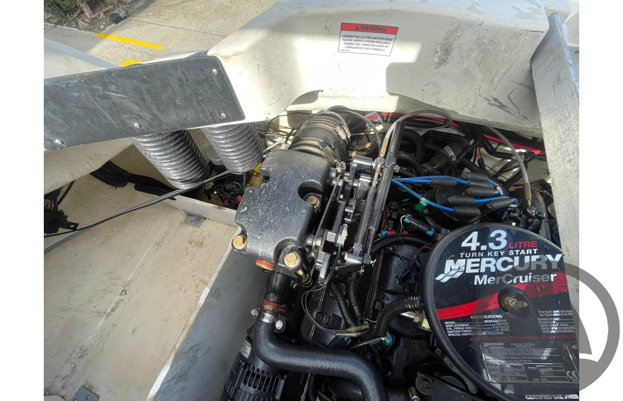 NO RESERVE - 2007 Searay 185 Sport, 4.3 Mercruiser, 411hrs