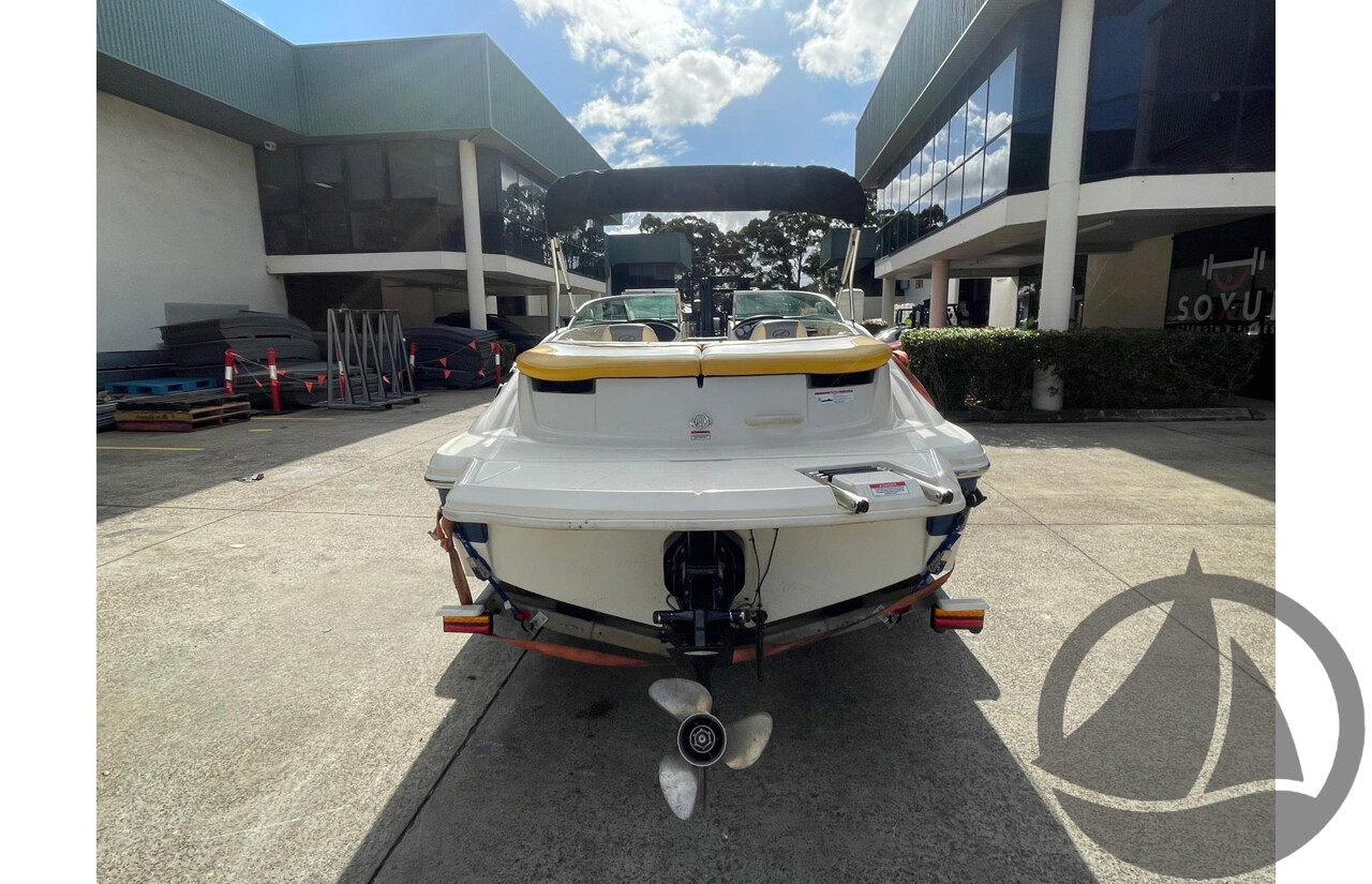 NO RESERVE - 2007 Searay 185 Sport, 4.3 Mercruiser, 411hrs