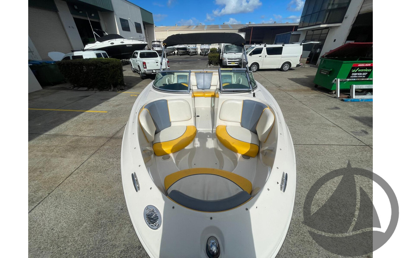 NO RESERVE - 2007 Searay 185 Sport, 4.3 Mercruiser, 411hrs