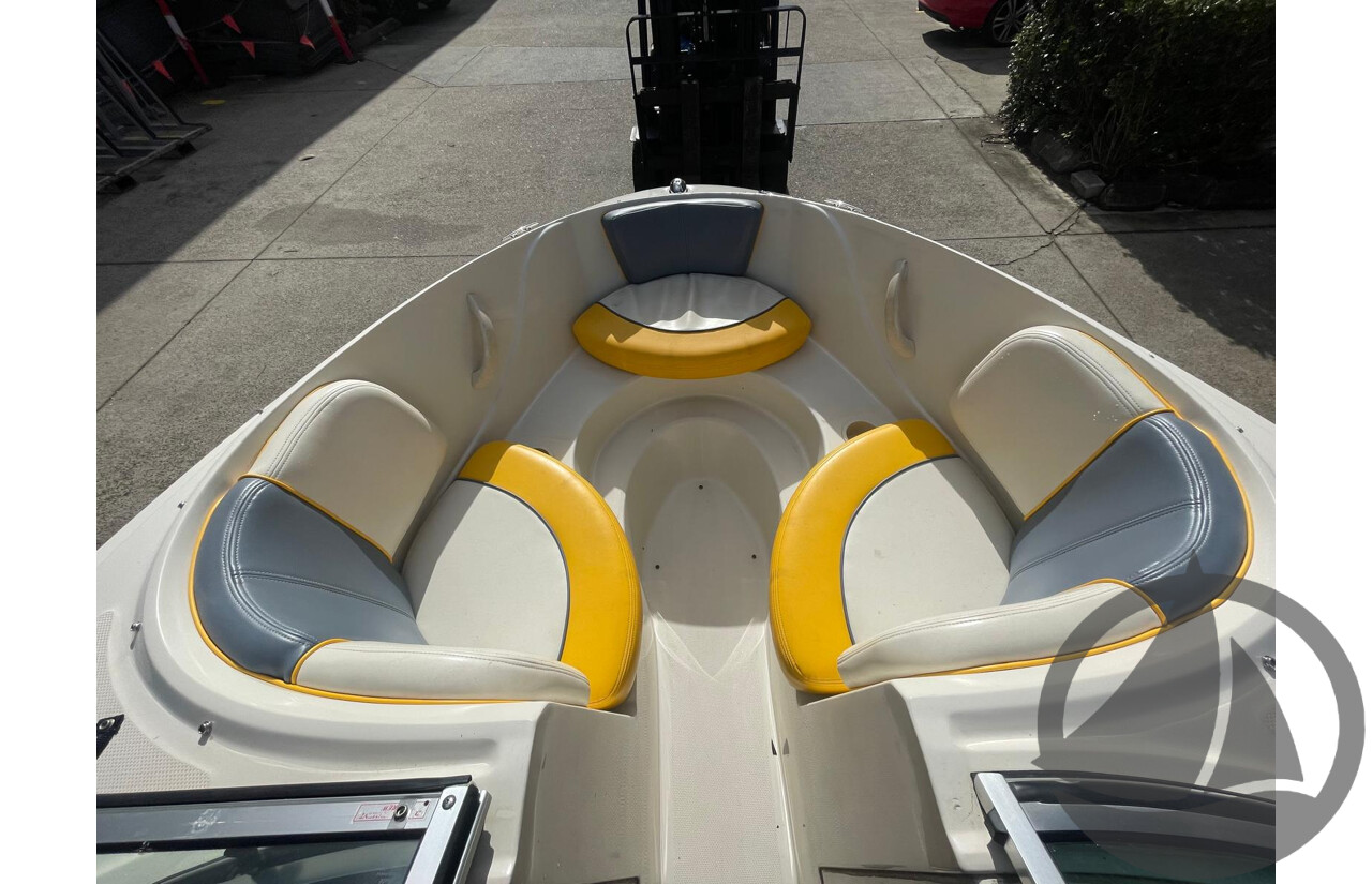 NO RESERVE - 2007 Searay 185 Sport, 4.3 Mercruiser, 411hrs