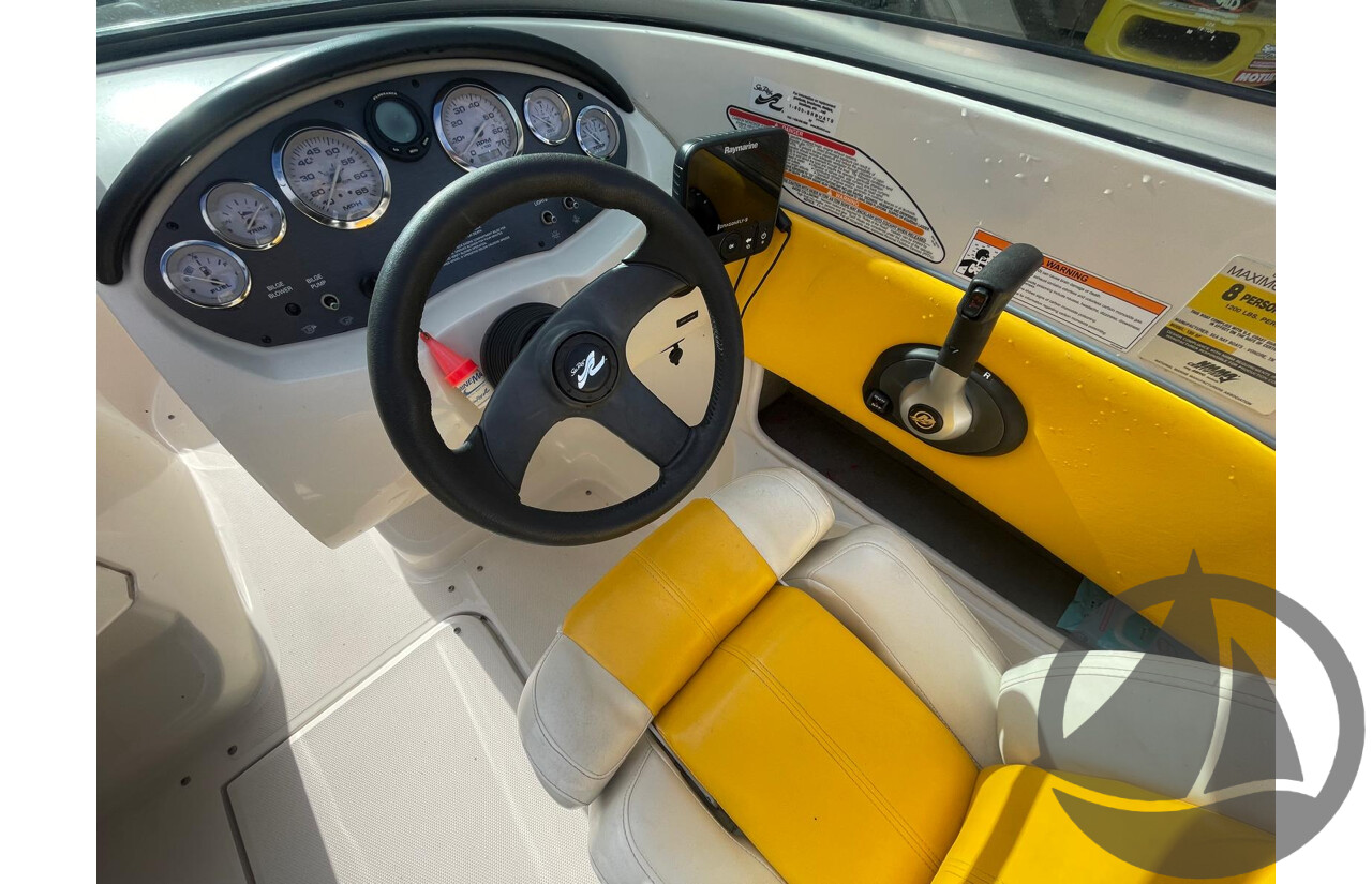 NO RESERVE - 2007 Searay 185 Sport, 4.3 Mercruiser, 411hrs