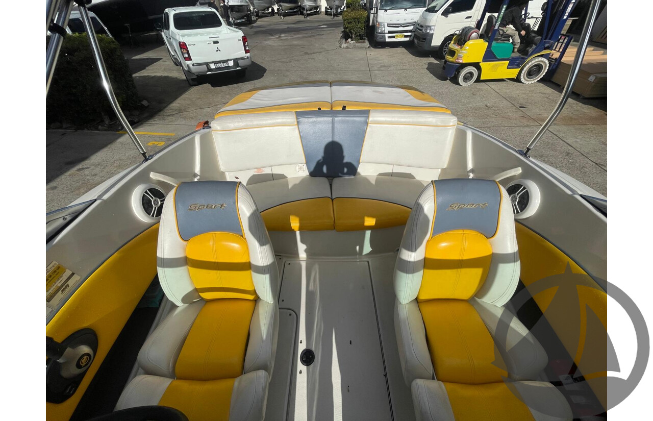 NO RESERVE - 2007 Searay 185 Sport, 4.3 Mercruiser, 411hrs