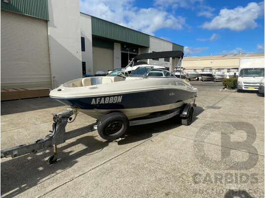NO RESERVE - 2007 Searay 185 Sport, 4.3 Mercruiser, 411hrs