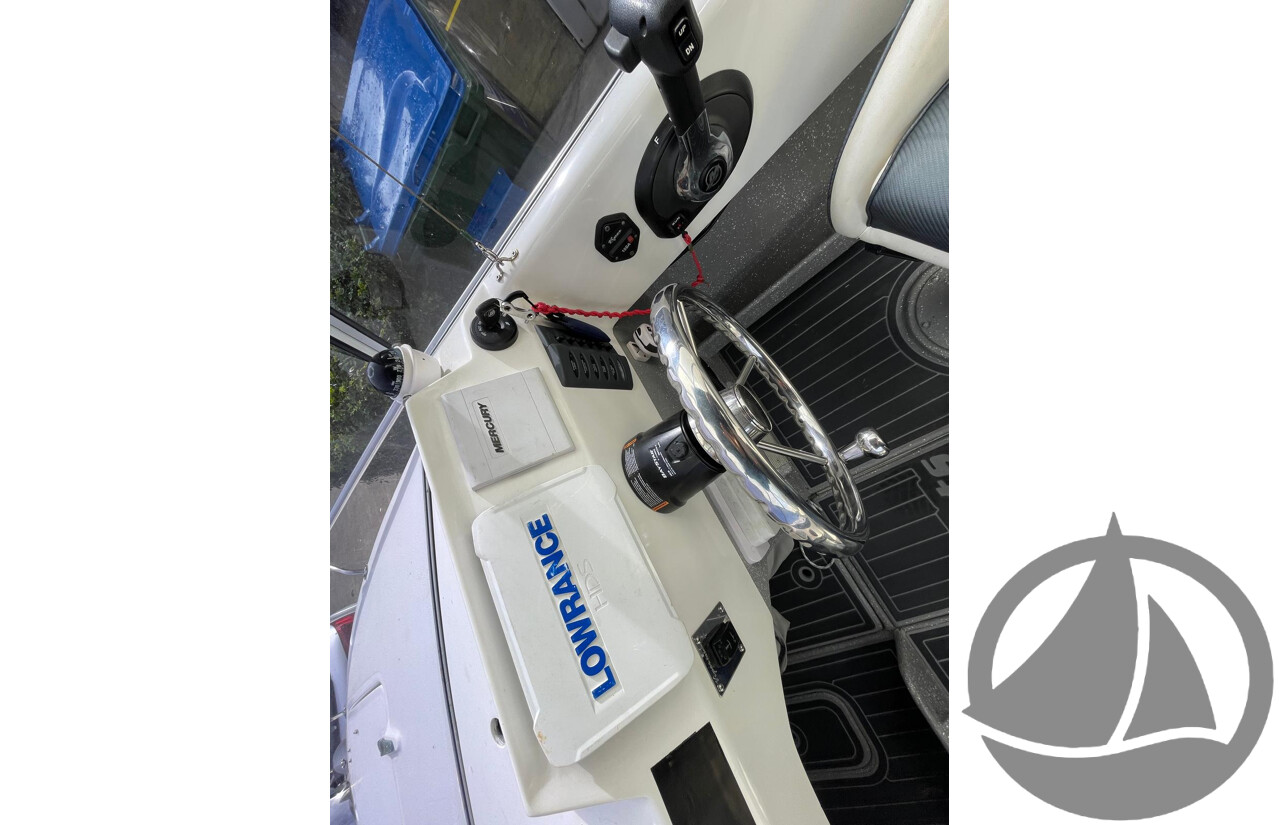 NO RESERVE - Haines Hunter 17L, 2021 Mercury Pro 115HP, 365Hrs