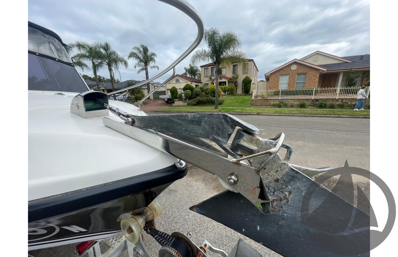 NO RESERVE - Haines Hunter 17L, 2021 Mercury Pro 115HP, 365Hrs