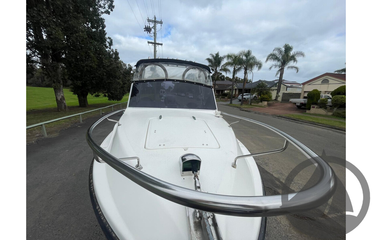 NO RESERVE - Haines Hunter 17L, 2021 Mercury Pro 115HP, 365Hrs