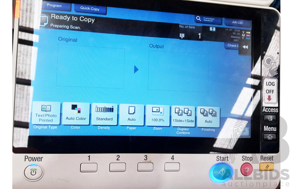 Konica Minolta bizhub C458 Colour Laser Multifunction Printer