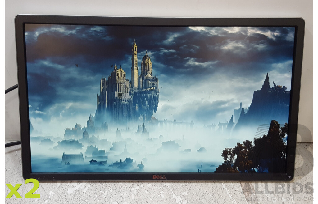 Dell (P2314Ht) 23-Inch Full HD (1080p) Widescreen LED-Backlit LCD Monitor - Lot of Two