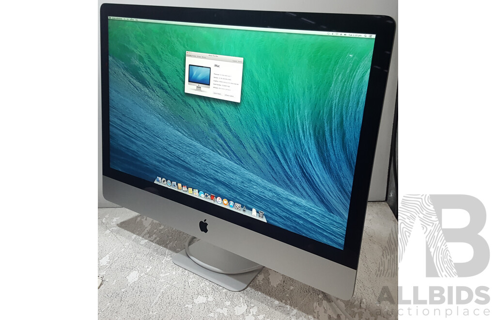 Apple (A1419) Intel Core i7 (4771) 3.50GHz-3.90GHz 4-Core CPU 27-Inch iMac (Late-2013)