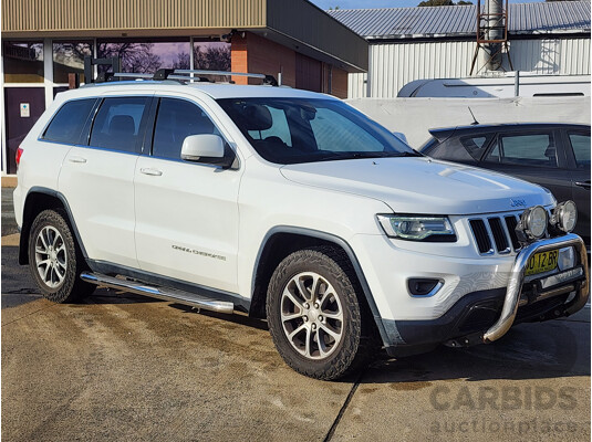 08/2014 Jeep Grand Cherokee Laredo (4x4) WK MY14 4d Wagon White 3.0L
