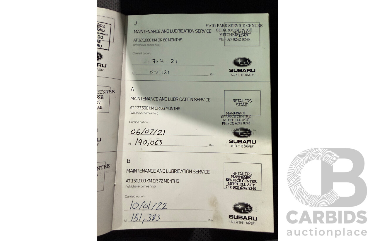 11/2013 Subaru Outback 2.5i MY13 4d Wagon Silver 2.5L