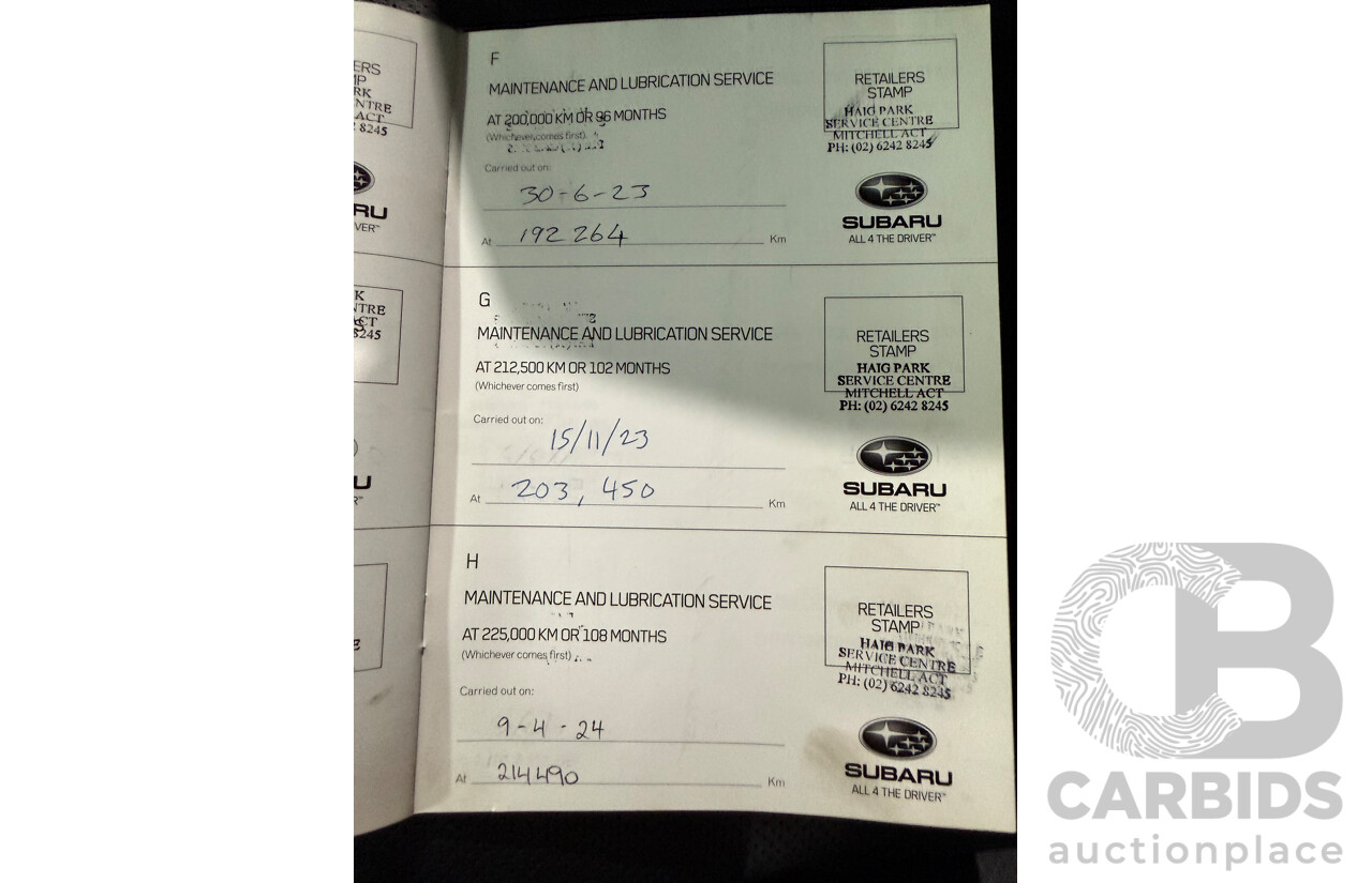 11/2013 Subaru Outback 2.5i MY13 4d Wagon Silver 2.5L