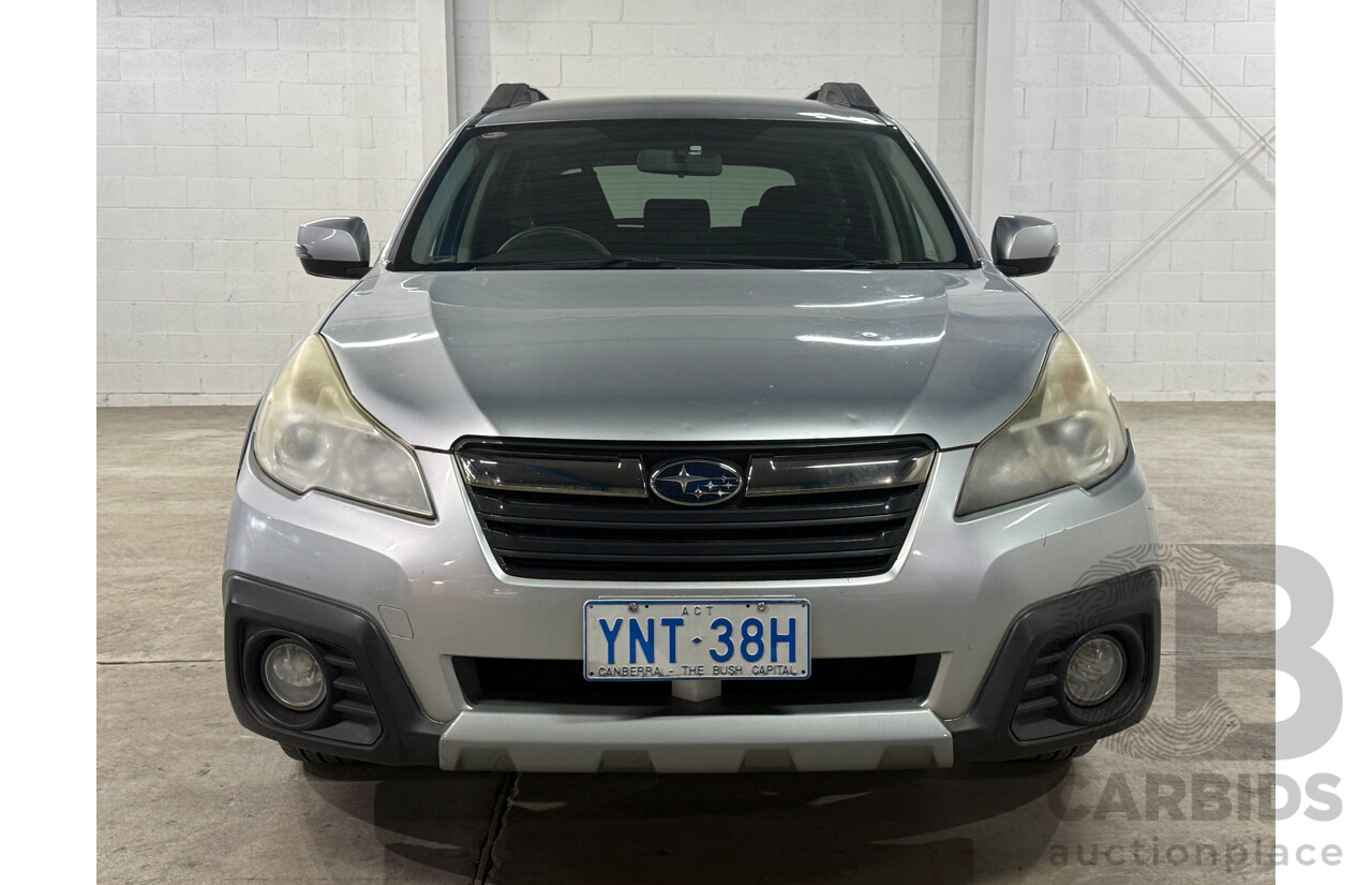 11/2013 Subaru Outback 2.5i MY13 4d Wagon Silver 2.5L