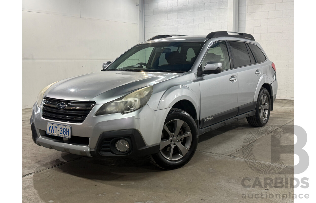 11/2013 Subaru Outback 2.5i MY13 4d Wagon Silver 2.5L