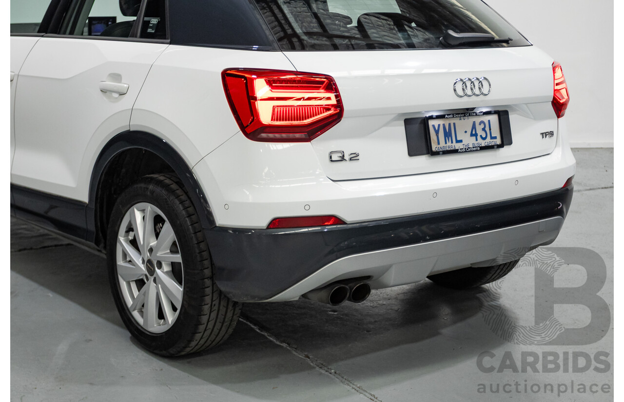 3/2018 Audi Q2 1.4 TFSI COD (FWD) 4D Wagon Ibis White Turbo 1.4L