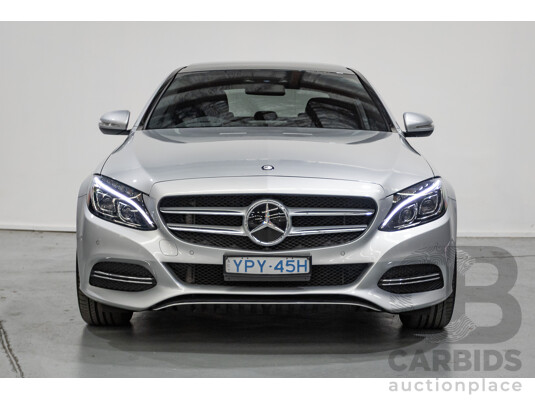 01/2015 Mercedes-Benz C250 W205 4D Sedan Iridium Silver Metallic Turbo 2.0L