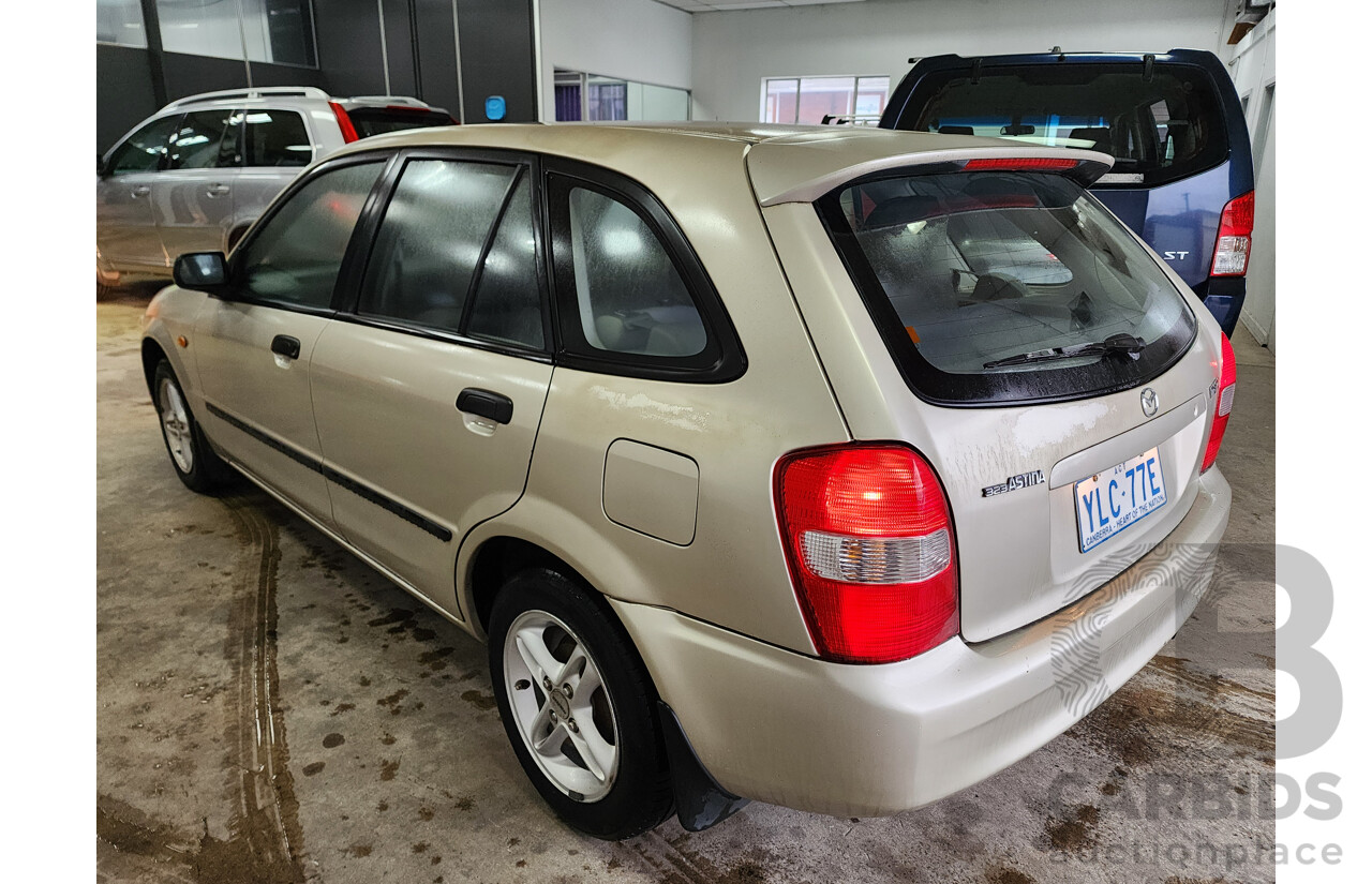 06/2000 Mazda 323 Astina  5d Hatchback Gold 1.6L