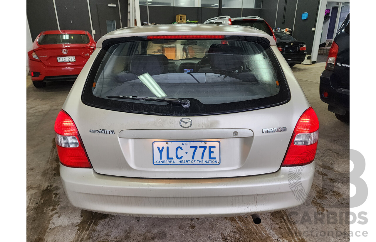 06/2000 Mazda 323 Astina  5d Hatchback Gold 1.6L