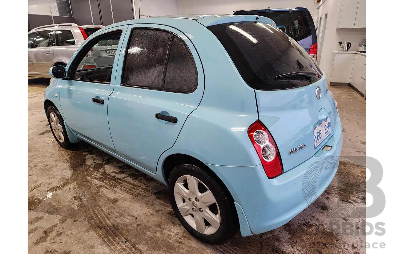 09/2008 Nissan Micra  K12 5d Hatchback Blue 1.4L