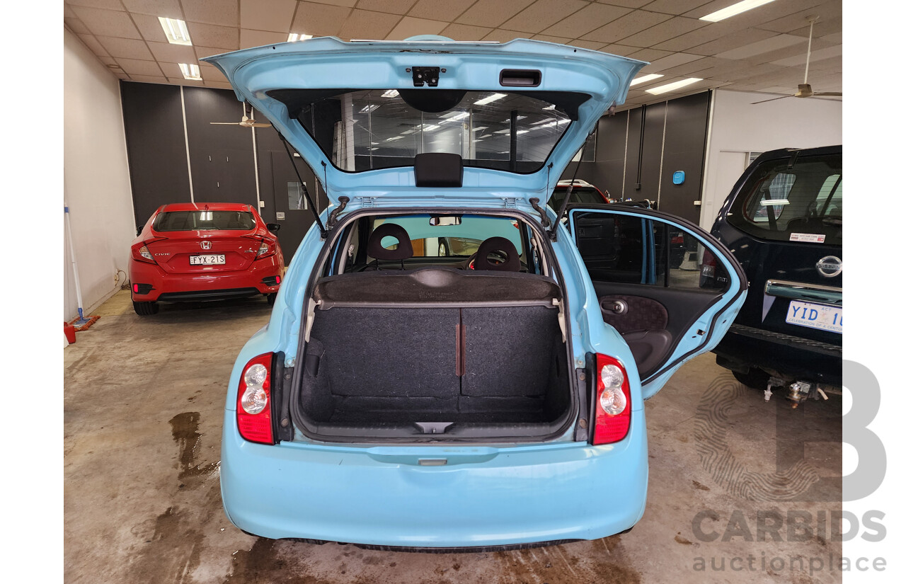 09/2008 Nissan Micra  K12 5d Hatchback Blue 1.4L
